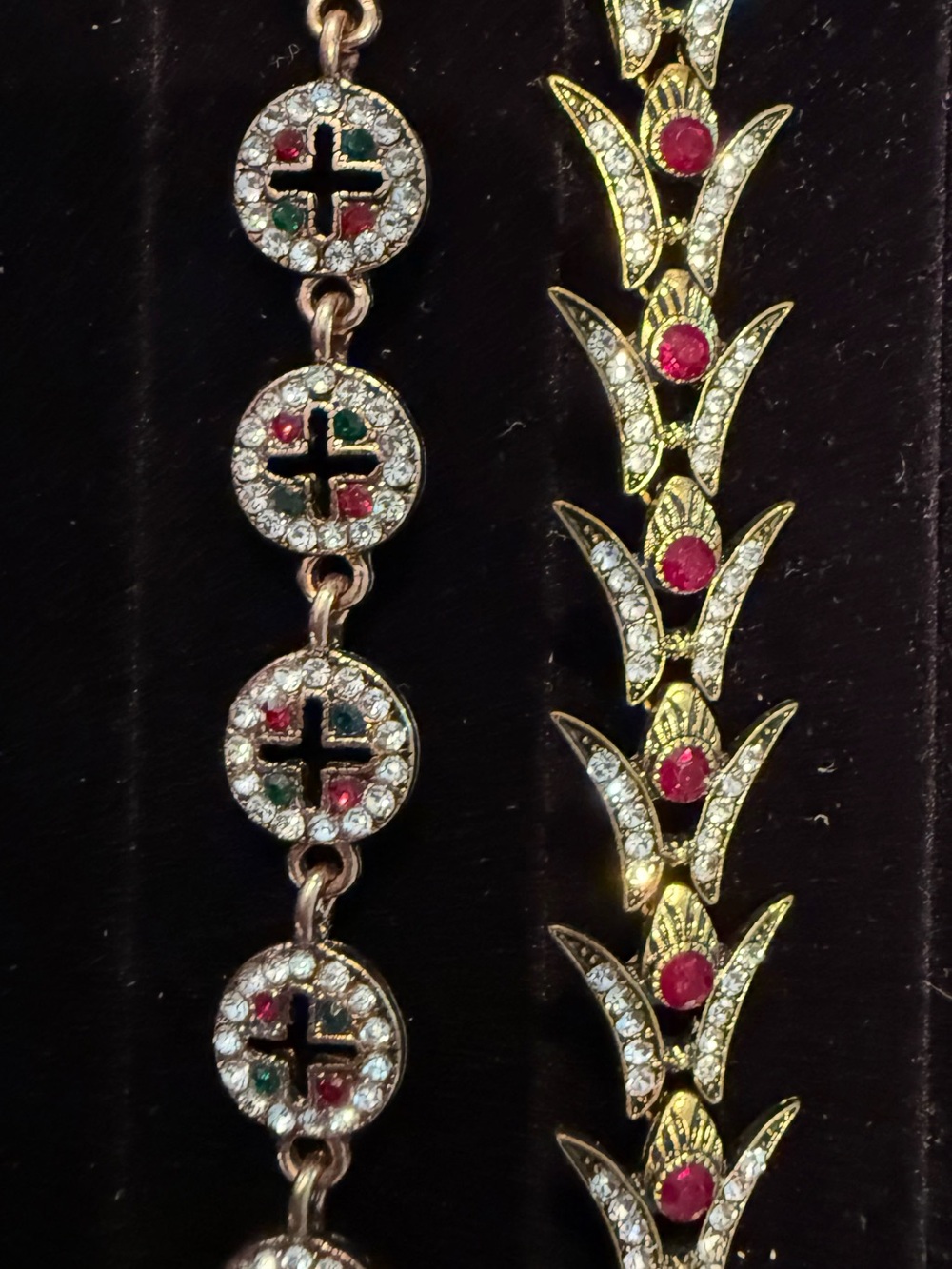 Art deco style bracelets